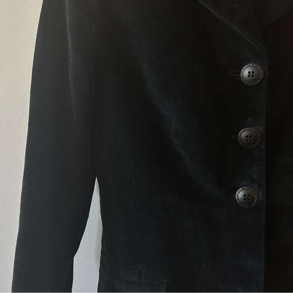 Black Velvet Versace Jeans Couture Blazer (small) - Picture 3 of 7